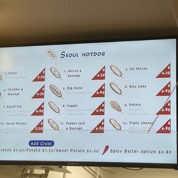 Seoul Hotdog - Menu Feb 2022 - Hot Dogs Near Me - Berkeley, California