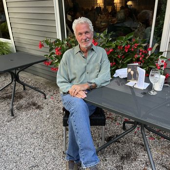 Grey Gables Inn Restaurant & Catering - Enjoying the patio on our anniversary - New American Near Me - Charlevoix, Michigan