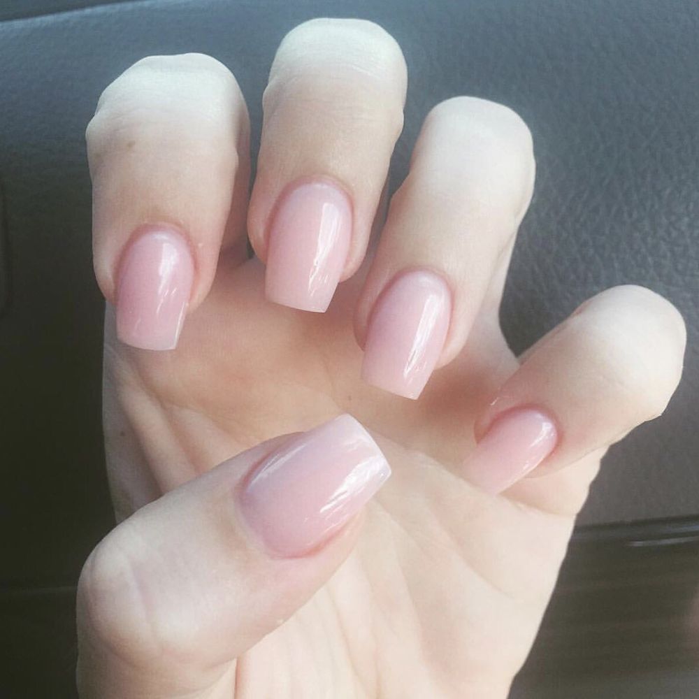 Fantasy Nail - Very simple! Light pink !  Nails by Phong! - Nail Salons Near Me - Huntsville, Texas