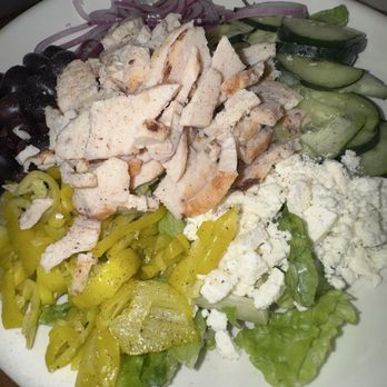 Panera Bread - Greek Salad with Chicken - Salad Near Me - Rialto, California Panera Bread - Greek Salad with Chicken - Salad Near Me - Rialto, California