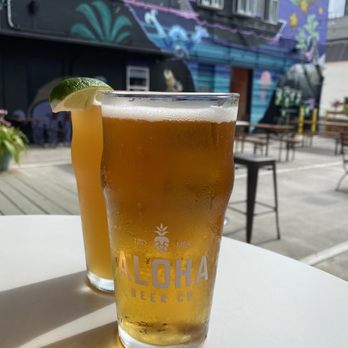 Aloha Beer Co - Post hike brew - aloha blonde - Breweries Near Me - Honolulu, Hawaii Aloha Beer Co - Post hike brew - aloha blonde - Breweries Near Me - Honolulu, Hawaii