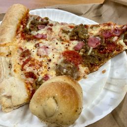 Meat Lover Stuffed Pizza