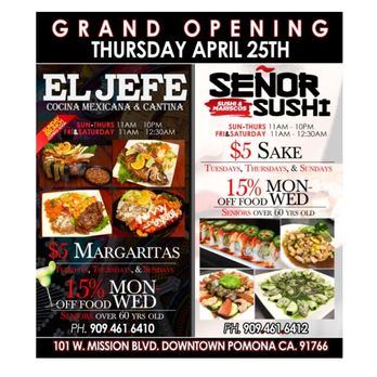 Senor Sushi - Sushi Bars Near Me - Pomona, California