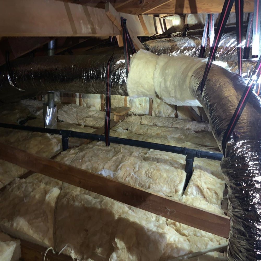 Attic Masters - New insulation and ductwork. - Insulation Installation Near Me Attic Masters - New insulation and ductwork. - Insulation Installation Near Me
