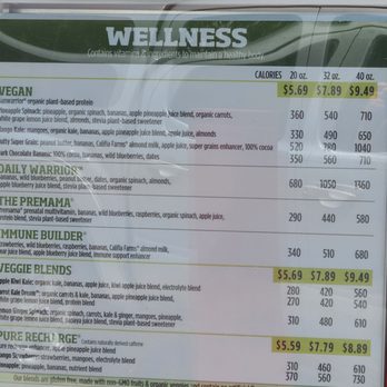 Smoothie King - Menu - Juice Bars & Smoothies Near Me - Tucson, Arizona Smoothie King - Menu - Juice Bars & Smoothies Near Me - Tucson, Arizona