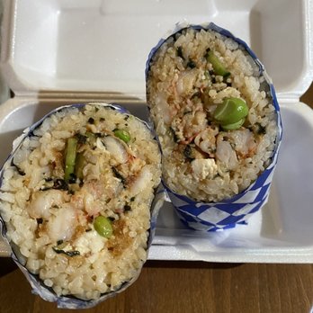 Poke Town - Shrimp and tofu burrito - Japanese Near Me - Norco, California