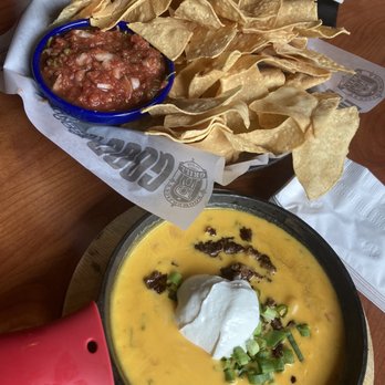 BoomerJack's Grill - Suppose to be queso dip with ground beef and tortilla chips - Chicken Wings Near Me - Casa Linda, Texas BoomerJack's Grill - Suppose to be queso dip with ground beef and tortilla chips - Chicken Wings Near Me - Casa Linda, Texas