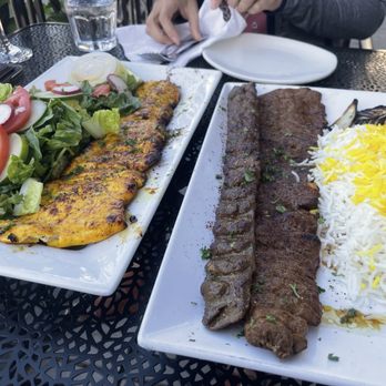 Sumac Cafe - Chicken and beef kebabs with salad and rice - Persian/Iranian Near Me - Cottonwood Heights, Utah Sumac Cafe - Chicken and beef kebabs with salad and rice - Persian/Iranian Near Me - Cottonwood Heights, Utah