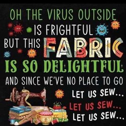 Lori's Country Cottage - Fun Fabric!