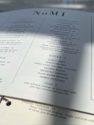 Menu photo 2 NoMI Chicago, IL