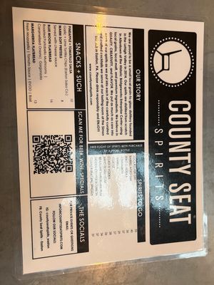 Menu photo 2 County Seat Spirits - Easton Easton, PA