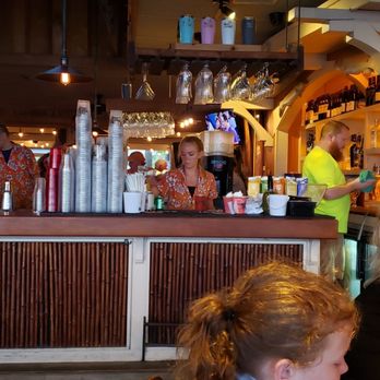 Surf Hut - Full bar area! The Floridian was my fave - Seafood Near Me - Destin, Florida