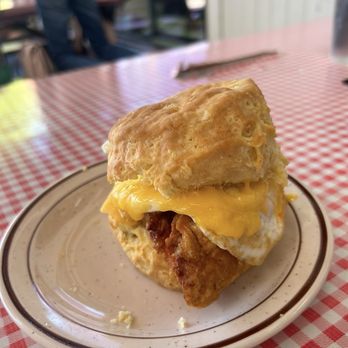 Pine State Biscuits - Build Your Own: Biscuit, fried chicken, egg, and cheese - Breakfast & Brunch Near Me - Portland, Oregon