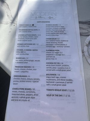Menu photo 1 The MODERN Kitchen and Bar Long Beach, CA Menu photo 1 The MODERN Kitchen and Bar Long Beach, CA