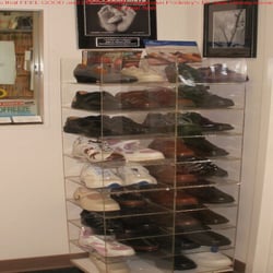 John J Hickey, DPM - Shoe Rack at Dr John J Hickey DPM PLLC office