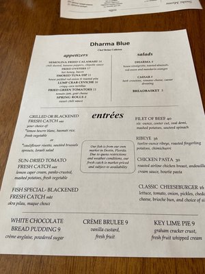 Menu photo 8 Dharma Blue Pensacola, FL Menu photo 8 Dharma Blue Pensacola, FL