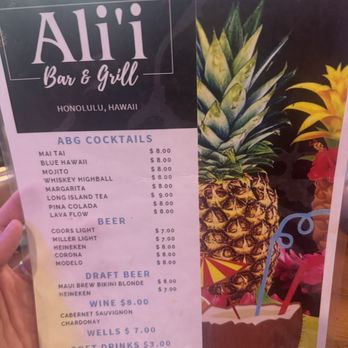 Ali'i Bar and Grill - Drink menu - Beer Bar Near Me - Honolulu, Hawaii Ali'i Bar and Grill - Drink menu - Beer Bar Near Me - Honolulu, Hawaii
