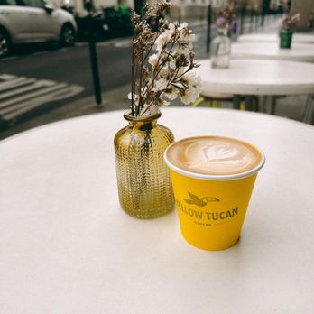 Yellow Tucan - Cup to go at Yellow Tucan - Cafes Near Me - Paris, 75 Yellow Tucan - Cup to go at Yellow Tucan - Cafes Near Me - Paris, 75