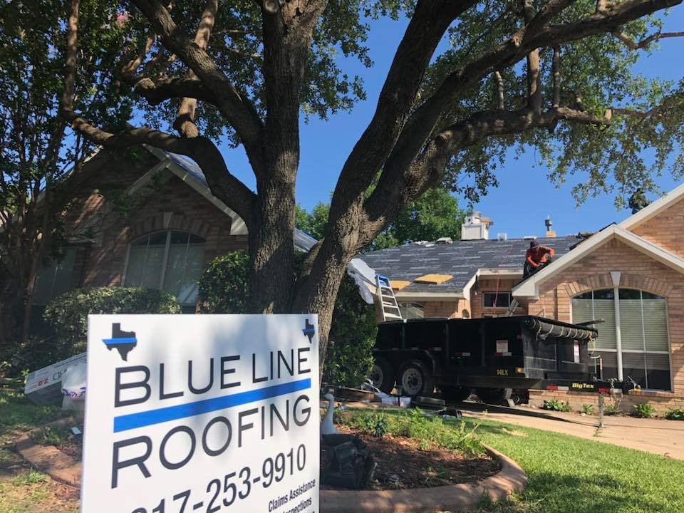 Slide of Blue Line Roofing