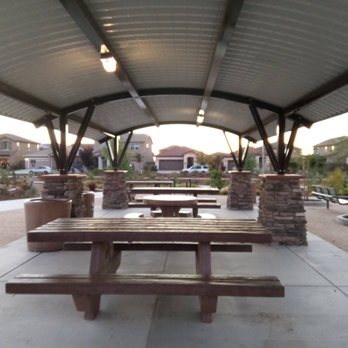 George Park - The picnic area, well-lit, and has a water fountain. - Playgrounds Near Me - Elk Grove, California