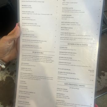 Fermentation Farm - Menu August 2025 - Health Markets Near Me - Costa Mesa, California
