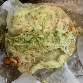 Fish King - Salmon taco with tarter and cream sauce. - Seafood Markets Near Me - Glendale, California Fish King - Salmon taco with tarter and cream sauce. - Seafood Markets Near Me - Glendale, California