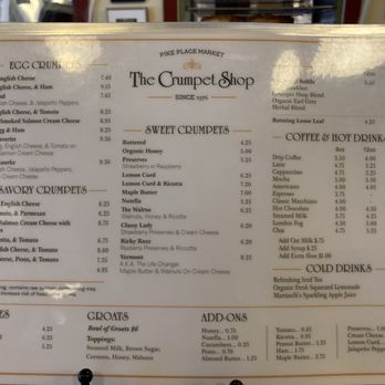 The Crumpet Shop - Menu - Bakeries Near Me - Seattle, Washington The Crumpet Shop - Menu - Bakeries Near Me - Seattle, Washington