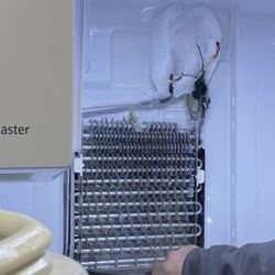J&D Appliance Repair - As soon as he took the cover off, it was just as he suspected! A defrost sensor had failed.