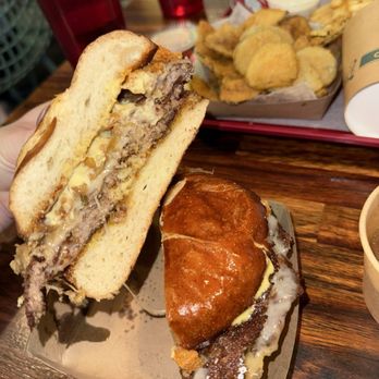 Mighty Fine - French onion soup burger - Burgers Near Me - Tampa, Florida Mighty Fine - French onion soup burger - Burgers Near Me - Tampa, Florida