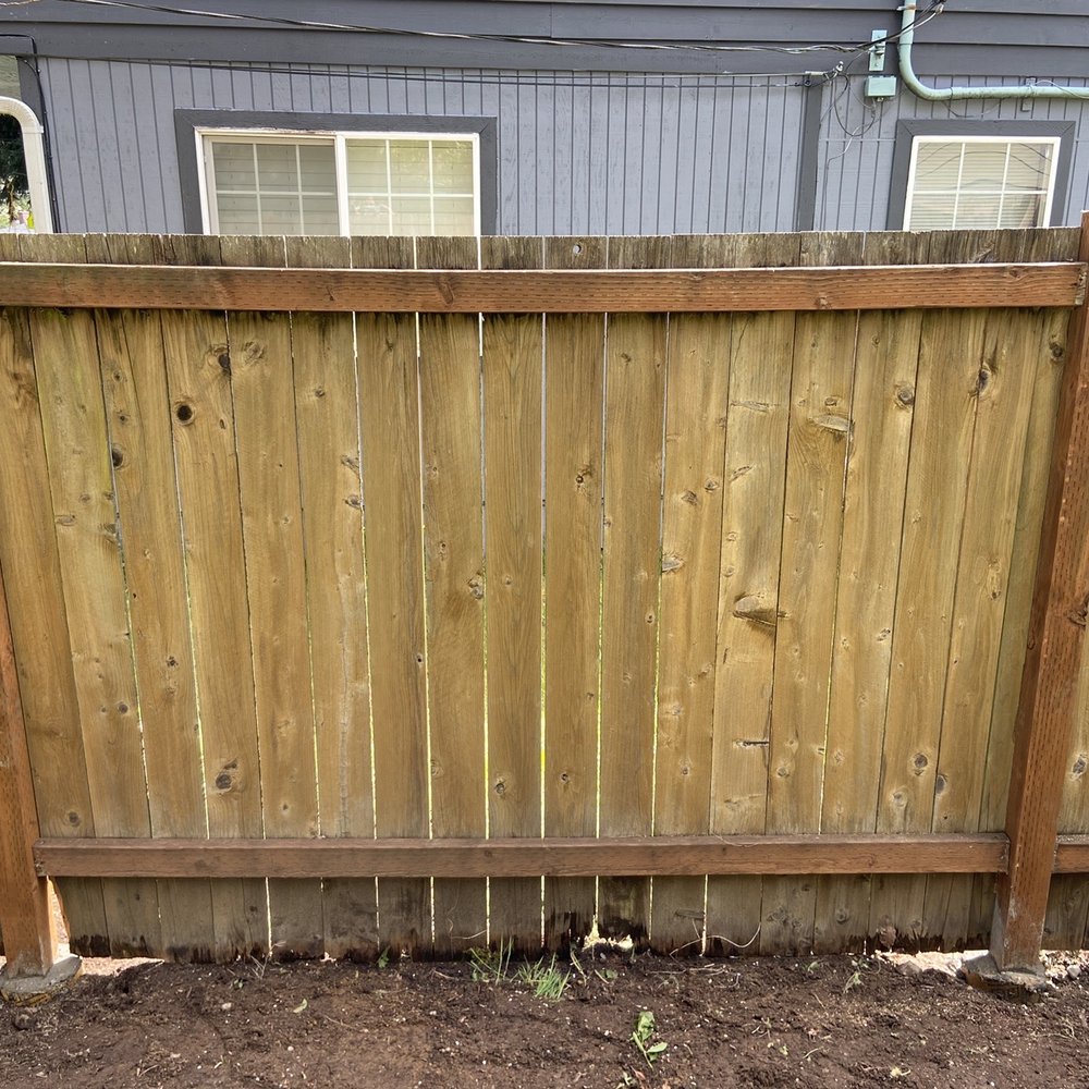 Diamond Landscapes - New posts and panel reattached - Landscaping Near Me