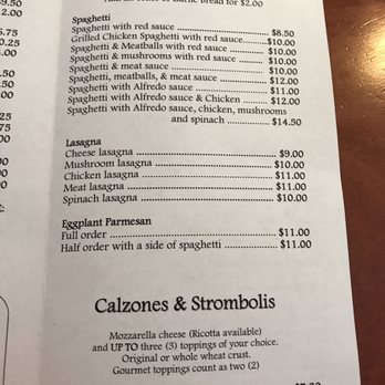 Peggy's Homemade Pizza - Menu - right side - Pizza Near Me - Natchitoches, Louisiana