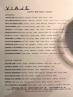 Menu photo 5 Viaje Long Beach, CA