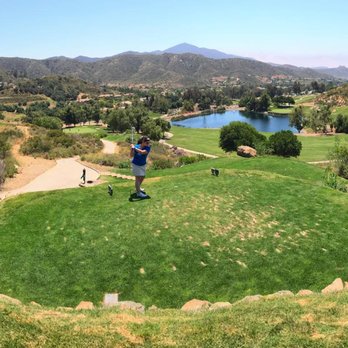 Steele Canyon Golf Club - Scenic view from black tee box on hole #5 Canyon course - Golf Near Me - Jamul, California
