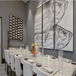 The Silver King Coastal Kitchen - Florida Room private dining at Silver King Ocean Brasserie