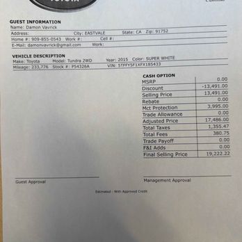 Mike Calvert Toyota - Mark up - Car Dealers Near Me - Houston, Texas