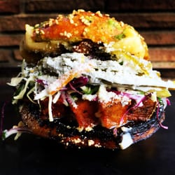 Mad Pambazos - The People Eater- Smoked potato, red chili butternut squash, salsa verde, chihuaha