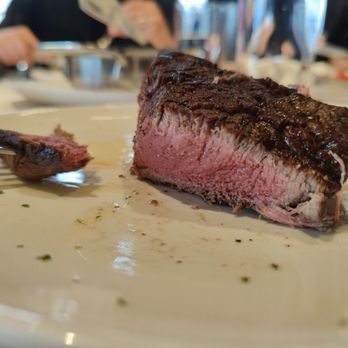 Fleming’s Prime Steakhouse & Wine Bar - Medium rare filet - Steakhouses Near Me - Edgewater, New Jersey