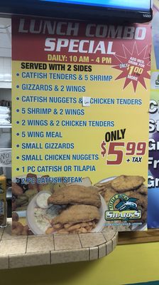 Menu photo 2 Sharks Little Rock, AR