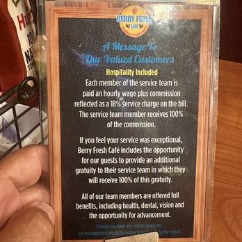 Berry Fresh Cafe - Please read this.. - Breakfast & Brunch Near Me - Palm Beach Gardens, Florida