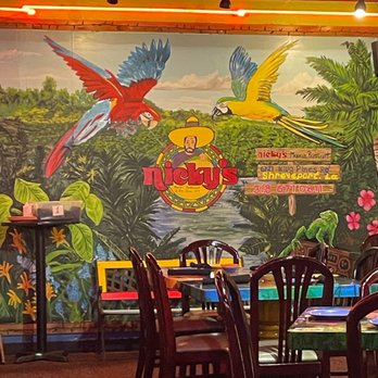Nicky's Mexican Restaurant - Wall mural with restaurant name - Mexican Near Me - Shreveport, Louisiana Nicky's Mexican Restaurant - Wall mural with restaurant name - Mexican Near Me - Shreveport, Louisiana