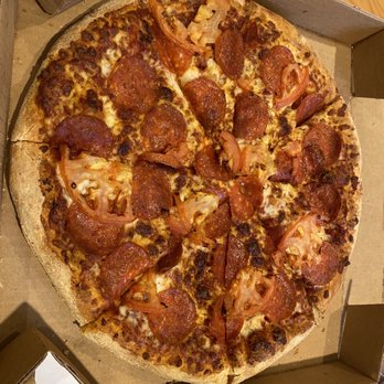 Domino's Pizza - a pepperoni pizza in a box - Pizza Near Me - Vancouver, British Columbia Domino's Pizza - a pepperoni pizza in a box - Pizza Near Me - Vancouver, British Columbia