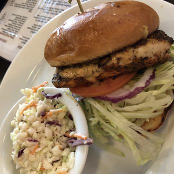Mike’s Tavern - Deliciously Tender and Juicy Blackened Mahi-mahi Sandwich w Side of Coleslaw ~ 07.19.2020 - New American Near Me - Chattanooga, Tennessee Mike’s Tavern - Deliciously Tender and Juicy Blackened Mahi-mahi Sandwich w Side of Coleslaw ~ 07.19.2020 - New American Near Me - Chattanooga, Tennessee