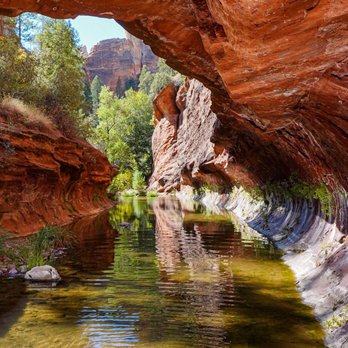 West Fork Trail - Beautiful slot canyon, just beyond the end of the marked trail. - Hiking Near Me - Sedona, Arizona