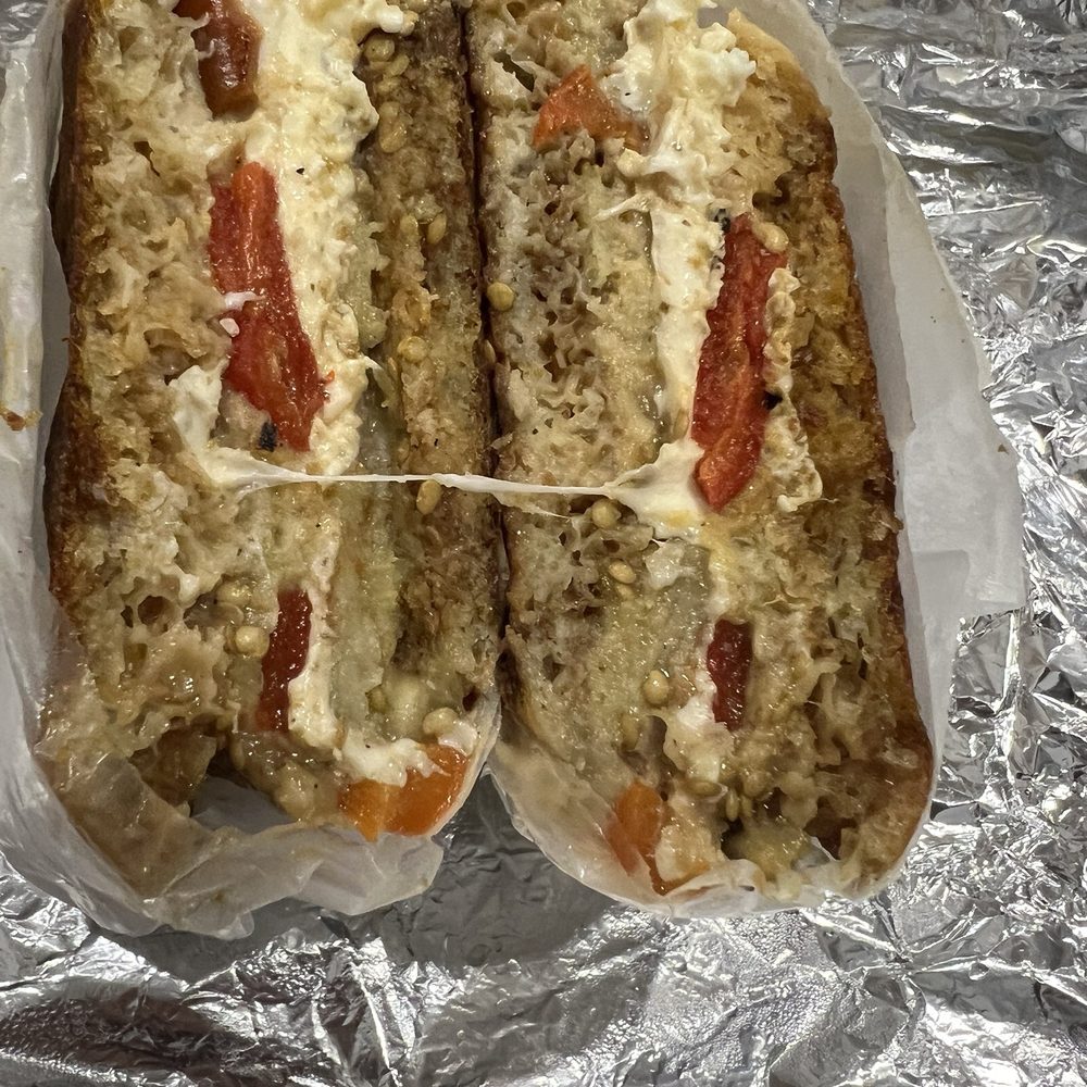 Eggplant panini