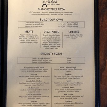 Manchester's Grill - Pizza - Pizza Near Me - Raleigh, North Carolina