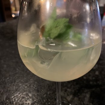 ala - White Sangria with hint of cucumber and mint. - Mediterranean Near Me - Washington, DC, District of Columbia ala - White Sangria with hint of cucumber and mint. - Mediterranean Near Me - Washington, DC, District of Columbia