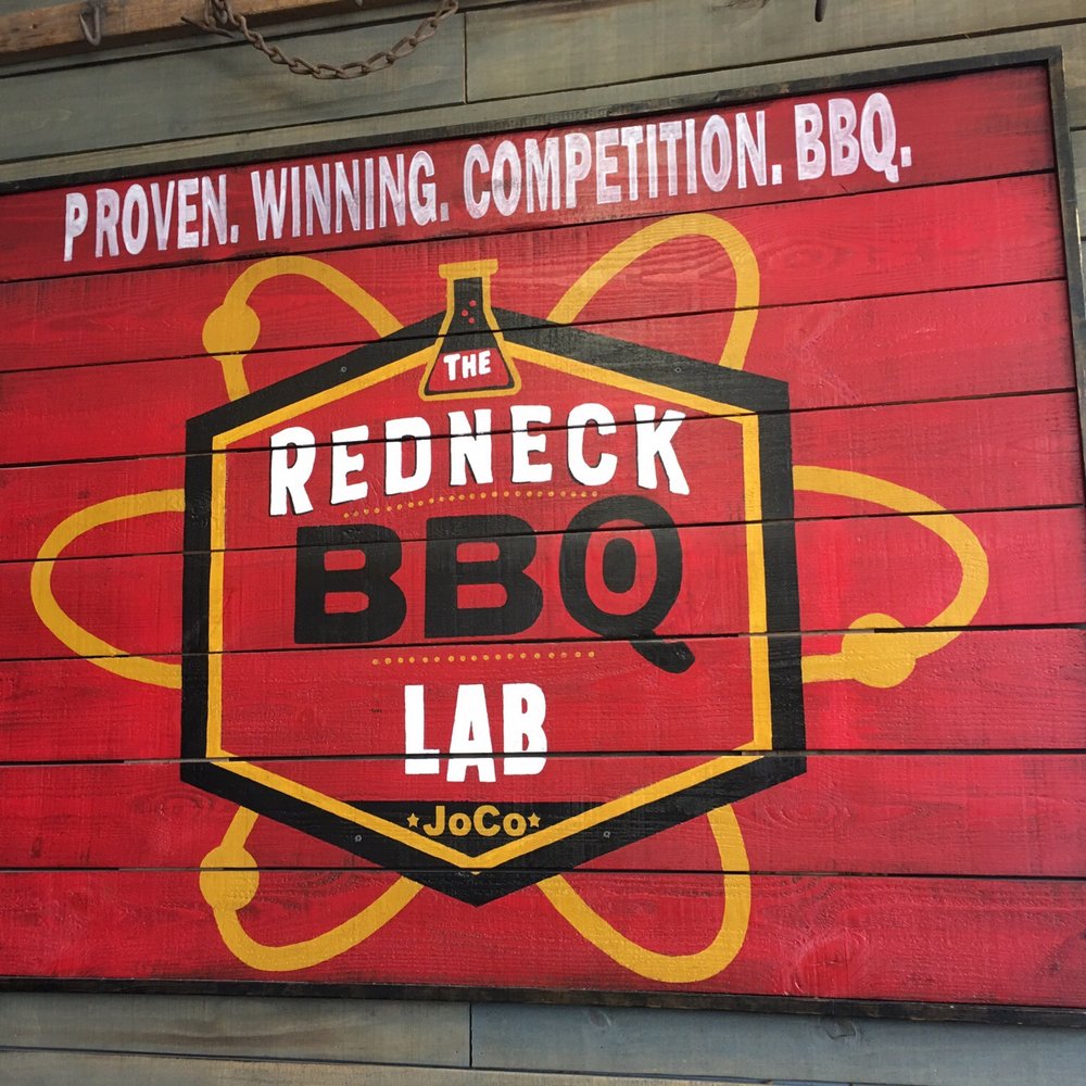 The Redneck BBQ Lab - Their sign - Barbeque Near Me - Benson, North Carolina