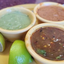 Fritangas Mexican Restaurant - Spicy trio of salsas