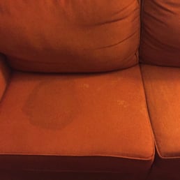 Gross stains on the sofa