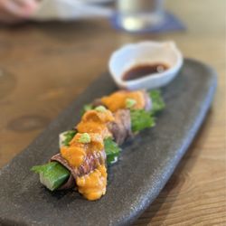 Bozu Japanese Restaurant - Yamaimo & Sea-Urchin Beef Roll
